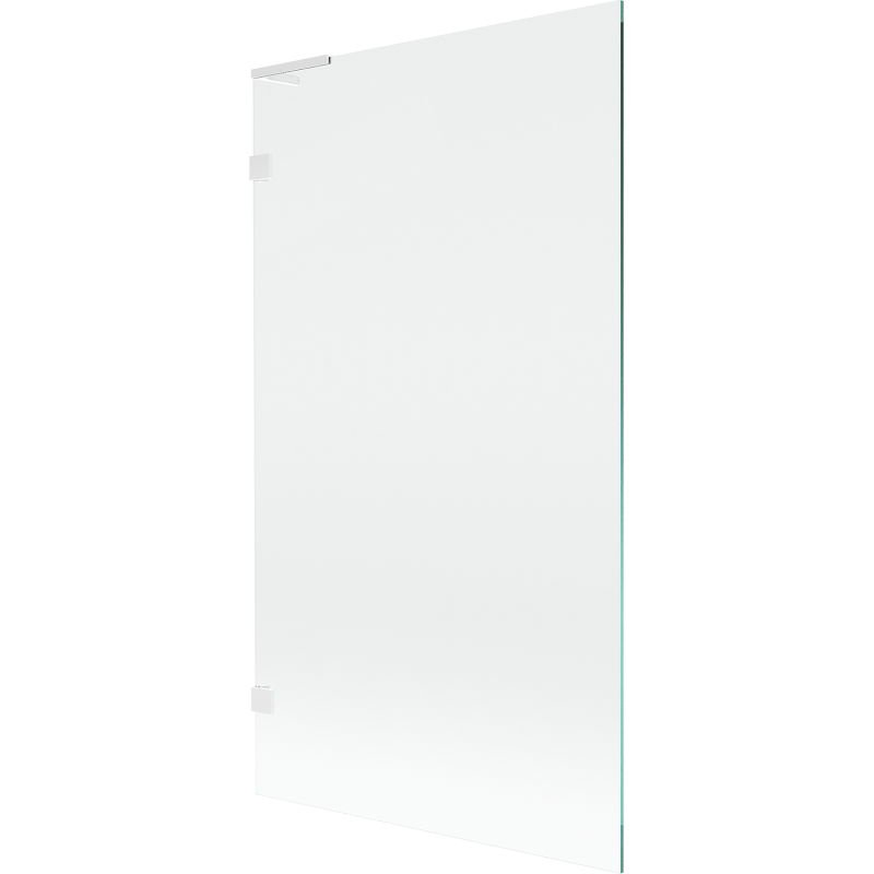Mexen Lunar L parawan nawannowy 1-skrzydłowy 100 x 150 cm, transparent, biały - 897L-100-000-20-00