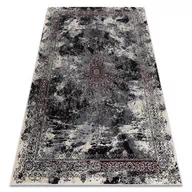 Dywany - Dywan VINCI 1407 nowoczesny Rozeta vintage przecierany - Strukturalny kość słoniowa / czerwony, 80x150 cm - miniaturka - grafika 1