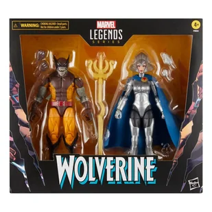 Zestaw 2 Figurek: Wolverine 50Th Anniversary Marvel Legends Action Figure 2-Pack Wolverine & Lilandra Neramani 15 Cm - Figurki dla dzieci - miniaturka - grafika 1