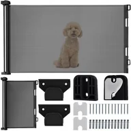 Zabezpieczenia dla dzieci - Bemi Rozwijana Bramka Zabezpieczająca 160Cm Barierka Na Schody Czarna - miniaturka - grafika 1