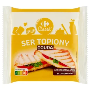 Carrefour Classic Ser topiony gouda 130 g - Sery - miniaturka - grafika 1