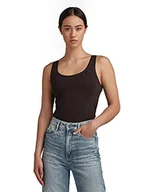 Koszulki i topy damskie - G-STAR RAW Damska koszulka Base R T Wmn Tanktop, czarny (Black 3310-990), XXS - miniaturka - grafika 1