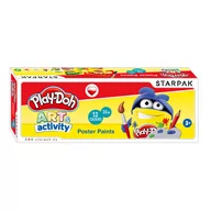 Przybory szkolne - STARPAK I FARBY PLAK 12KOL/20ML STK PLAY-DOH FOL 6/24 - miniaturka - grafika 1