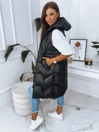 Kamizelki damskie - Kamizelka damska LARIS czarna Dstreet TY2832-M - miniaturka - grafika 1