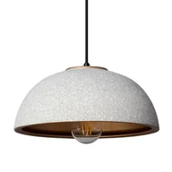 Lampy sufitowe - Zwisowa lampa kopuła Ciri ABR-CIRI-E27 Abruzzo ceramiczna szara - miniaturka - grafika 1