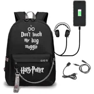 Plecaki - Harry Potter Plecak USB Charging School Bag Oxford Cloth Wyelv kolor-7 - miniaturka - grafika 1