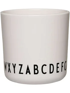 Design Letters Kubek "Kids Basic" w kolorze białym - wys. 7,5 x Ø 7,5 cm - Sztućce dla dzieci - miniaturka - grafika 1