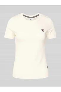 T-shirt z wyhaftowanym logo model BIELLA - Fila - Koszulki i topy damskie - miniaturka - grafika 1