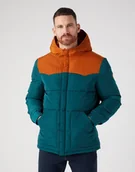 Kurtki męskie - Męska kurtka zimowa Wrangler PUFFER JACKET L - miniaturka - grafika 1