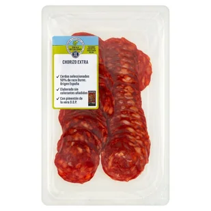 Carreffour Chorizo łagodne 100 g - Kiełbasa i wędliny - miniaturka - grafika 1