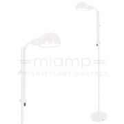 Lampy stojące - Nave Retro LAMPA podłogowa 2043923 metalowa OPRAWA stojąca biała 2043923 - miniaturka - grafika 1