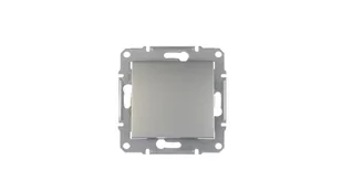 LEDart krzyżowy, Schneider Electric SEDNA SDN0500160, bez ramki, kolor aluminium - Wyłączniki światła i elektryczne - miniaturka - grafika 1