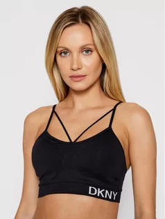 Biustonosze - DKNY Sport Biustonosz top DP9T5475 Czarny - grafika 1