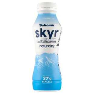 Bakoma Jogurt pitny typu islandzkiego skyr naturalny 300 g - Kefiry, jogurty, maślanki - miniaturka - grafika 1