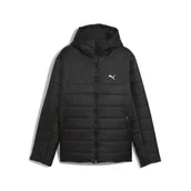 Odzież trekkingowa damska - Męska kurtka wyściełana Essentials z kapturem PUMA Black - miniaturka - grafika 1