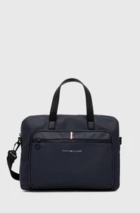 Tommy Hilfiger torba na laptopa kolor granatowy - Torby podróżne - miniaturka - grafika 1
