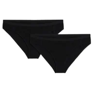 Bielizna sportowa damska - Majtki damskie Icebreaker 150 Siren Bikini 2 Pack Black M - miniaturka - grafika 1