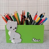 Przyborniki na biurko - Przybornik na kredki O2K26 - miniaturka - grafika 1