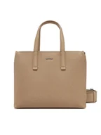 Torebki damskie - Calvin Klein Torebka Ck Must Small Tote_Mono K60K613023 Brązowy - miniaturka - grafika 1