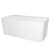 Wanny - Novoterm Wanna wolnostojąca przyścienna150x73x58 cm/270 L z ,biała półmat EMMA EMMA - miniaturka - grafika 1