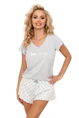 Piżamy damskie - Piżama Maya 1/2 Light Grey Light Grey, 44 - miniaturka - grafika 1