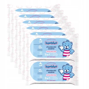 Chusteczki nawilżane bezzapachowe BAMBINO 12x57 - Chusteczki nawilżane - miniaturka - grafika 1