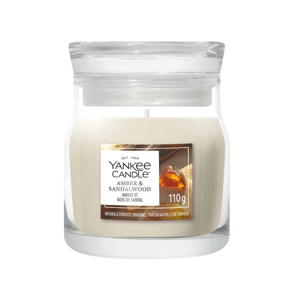 Świeca zapachowa mała Yankee Candle Amber & Sandalwood