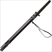 Miecz Katana Ninja Ostry Treningowy Stal 1045 z Dmuchawką D127 - Repliki - broń - miniaturka - grafika 1