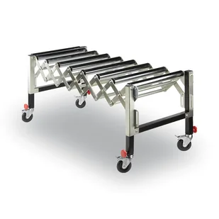 B2B Partner Elastyczny przenośnik wałkowy, 620-950 mm, 130 kg HFS - Inne urządzenia budowlane - miniaturka - grafika 1