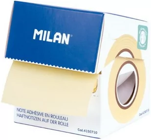 KARTECZKI SAMOPRZYLEPNE ŻÓŁTE NA ROLCE 50MMX10M MILAN - Gadżety  do biura - miniaturka - grafika 1
