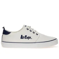 Trampki męskie - Buty Lee Cooper LCW-22-31-0855M - białe - miniaturka - grafika 1