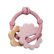 Gryzaki dla dzieci - Gryzak Zabawka Sensoryczna dla Niemowląt z Uchwytem 3 elementy Różowy - miniaturka - grafika 1