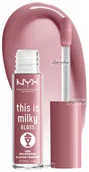 Błyszczyki do ust - NYX Professional Makeup - This is Milky Gloss Milkshake - Błyszczyk do ust - 4 ml - UBE MILKSHAKE - miniaturka - grafika 1