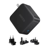 Ładowarki do telefonów - Ładowarka Sieciowa Choetech PD6008 GaN 100W 2x USB-C Power Delivery Czarna - miniaturka - grafika 1