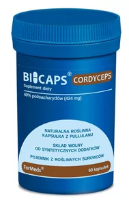 ForMEDS BICAPS Cordyceps Ekstrakt 40% polisacharydów (60 kaps) FMS-125 - Witaminy i minerały - miniaturka - grafika 1
