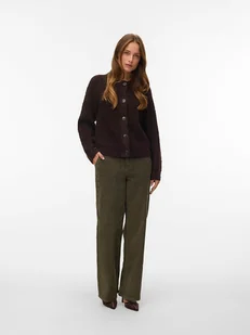 Vero Moda Kardigan w kolorze brązowym - Swetry damskie - miniaturka - grafika 1