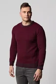Swetry męskie - LEE BASIC CREW KNIT MĘSKI SWETER KLASYCZNY AUBERGINE L83IAEKA 112122368 - Lee - miniaturka - grafika 1