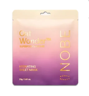 NOBE Oat Wonder Sheet Mask Nawilżająca maska w płachcie do twarzy - Maseczki do twarzy - miniaturka - grafika 1