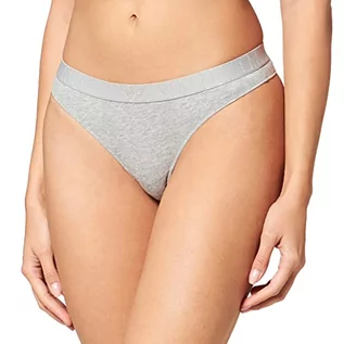 Majtki damskie - Emporio Armani Stringi damskie Stardust Cotton Thong Panties, Nadruk melanżowy, M - grafika 1