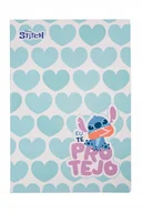 Zeszyty szkolne - zeszyt A4 Stitch serduszka w kratkę 60 kartek LILO I STICH - miniaturka - grafika 1