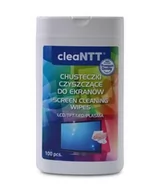Środki i akcesoria czyszczące do komputerów - NTT Chusteczki czyszczące cleaNTT do ekranów LCD/TFT/LED/plazma 100 szt BLACK WEEKEND od 24 do 26 listopada do ekranów LCD/TFT/LED/plazma 100 szt - miniaturka - grafika 1