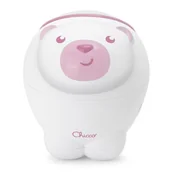 Karuzele dla niemowląt - Chicco First Dreams Miś Polarny 2w1 Projektor Pozytywka Różowy - miniaturka - grafika 1
