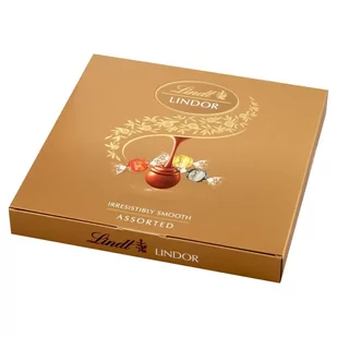 Lindt Lindor Praliny z czekolady mlecznej białej i gorzkiej z nadzieniem 150 g - Inne słodycze - miniaturka - grafika 1