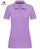 Koszulki i topy damskie - Damska Koszulka POLO Bez Nadruku STEDMAN ST9150 Jakość FIOLET LAWENDA Roz M - miniaturka - grafika 1