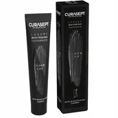 Pasty do zębów - Curasept Black Lux czarna wybielająca pasta do zębów o działaniu wybielającym 75 ml - miniaturka - grafika 1