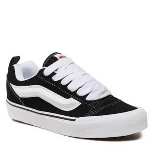 Tenisówki Vans Knu Skool VN0009QC6BT1 Black/True White - Trampki damskie - miniaturka - grafika 1