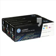 Serwery wydruku - HP Packard Enterprise HP 305A 3-pack Cyan/Magenta/Yellow Original LaserJet Toner Cartridges CF370AM - miniaturka - grafika 1