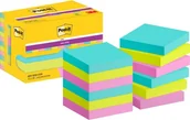 Etykiety samoprzylepne i bloki etykiet - Post-It 3M Karteczki samoprzylepne POST-IT® Super Sticky Notes, 47,6x47,6mm, 12x90 kart., paleta Cosmic - miniaturka - grafika 1
