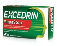 Leki przeciwbólowe - Novartis Excedrin Migrastop 20 szt. - miniaturka - grafika 1