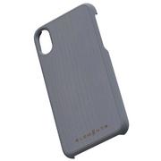 Etui i futerały do telefonów - Nordic Elements Original Gefion - Drewniane etui iPhone Xs / X (Mid Grey) - miniaturka - grafika 1